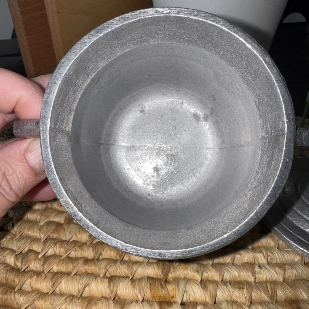 Wilton Armetale Mini Bean Pot Soup Pot Vintage Pewter‎ With Lid